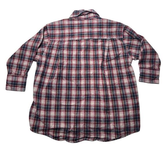 Osh Kosh B’gosh Toddler Boys 2T Plaid Flannel Button Up Shirt Lumber Jack Preppy - Picture 3 of 4